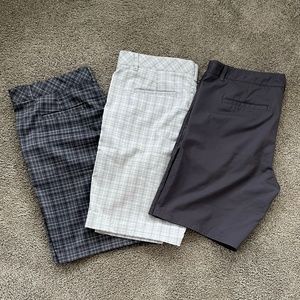 3 Pairs of Mens Golf Shorts - Fila